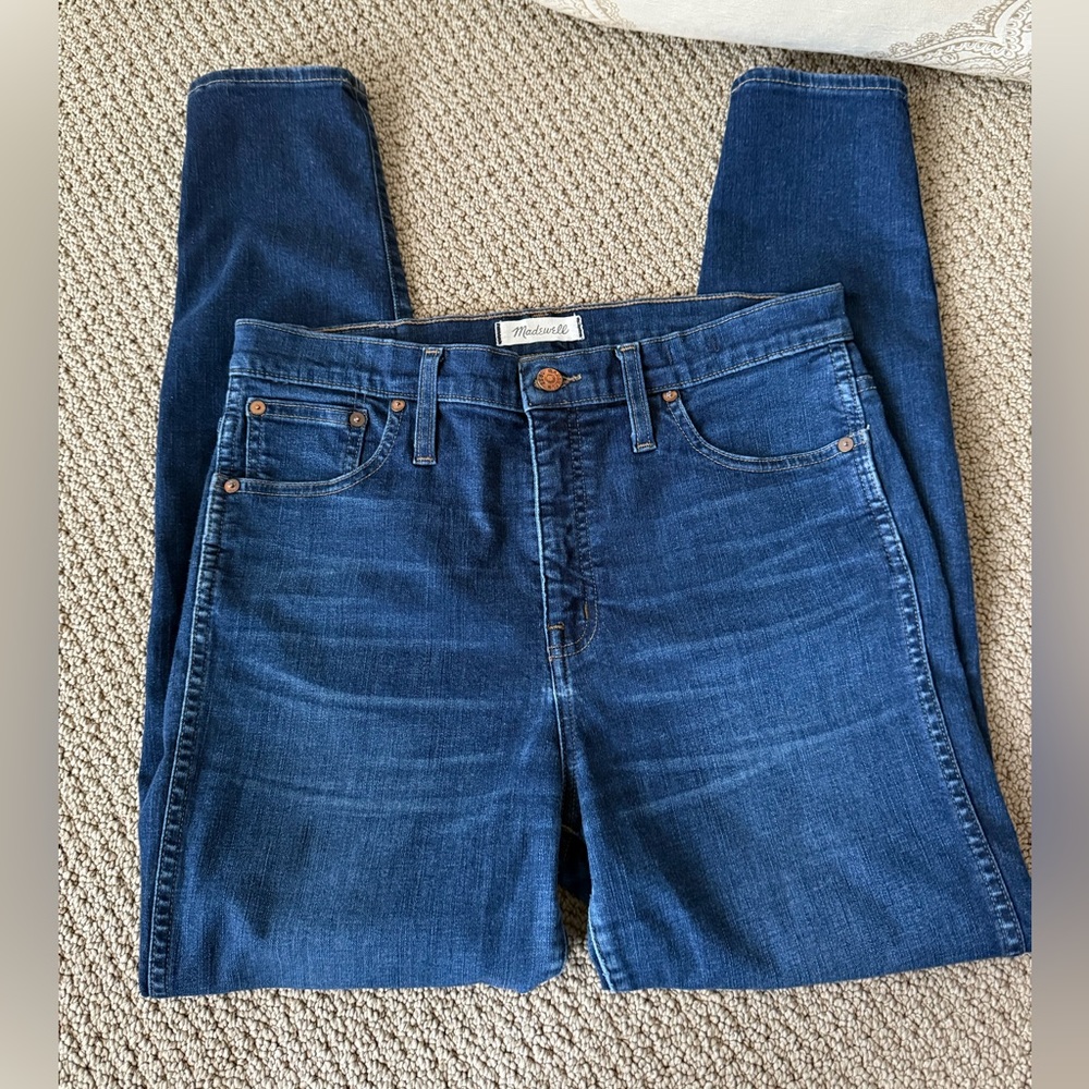 Madewell Women’s Denim Jeans 10” High Riser Skinny Skinny Size 31